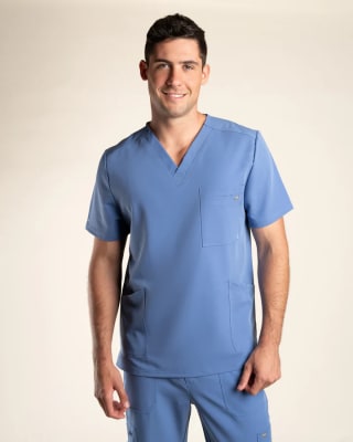 DELANTAL HOMBRE AQUA CELESTE