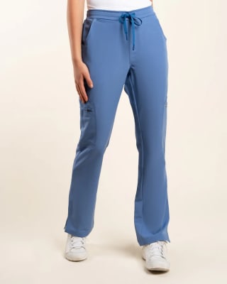 PANTALON MUJER AQUA CELESTE