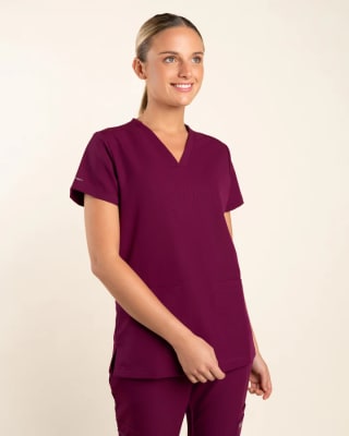 DELANTAL MUJER AQUA BURDEO