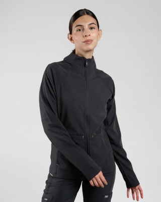 POLERON MUJER JACKET GRIS
