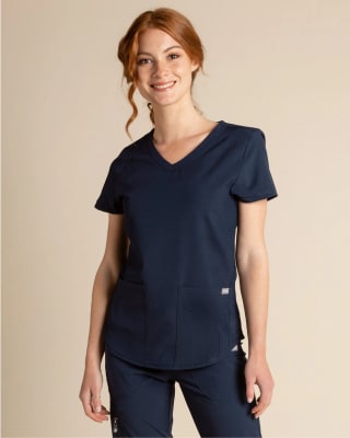 DELANTAL MUJER WONDER AZUL MARINO