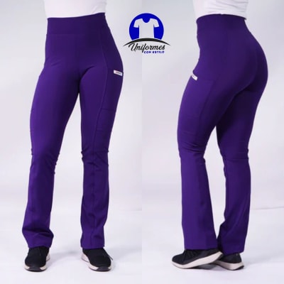 PANTALON MUJER FLEX MORADO