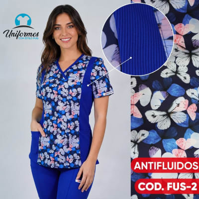 DELANTAL ANTIFLUIDOS ESTAMPADO FUS-2