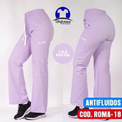 PANTALON ROMA LILA PASTEL