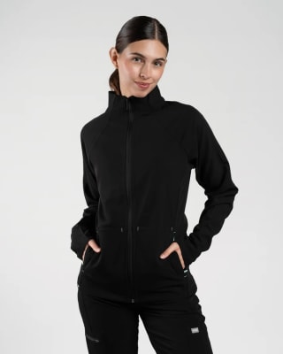 POLERON MUJER JACKET NEGRO