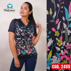DELANTAL ESTAMPADO ELASTICADO 2455