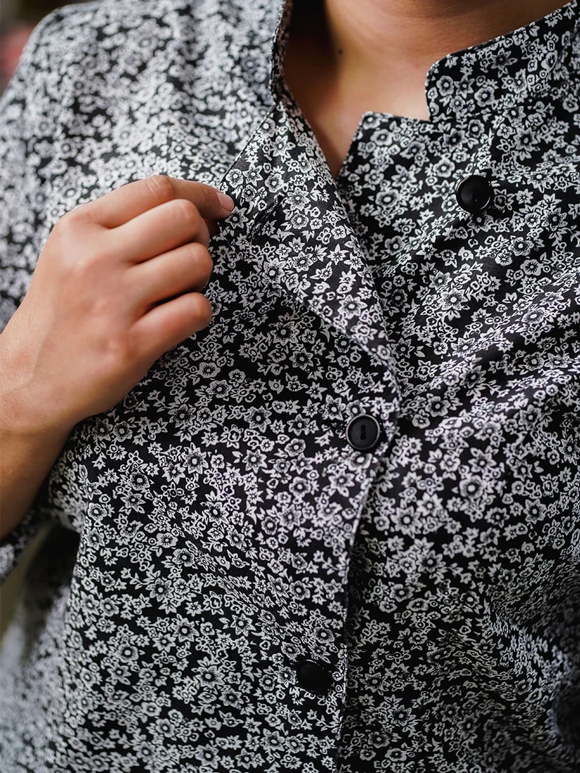 CHAQUETA LAURA FLORES NEGRAS E38 SENA5