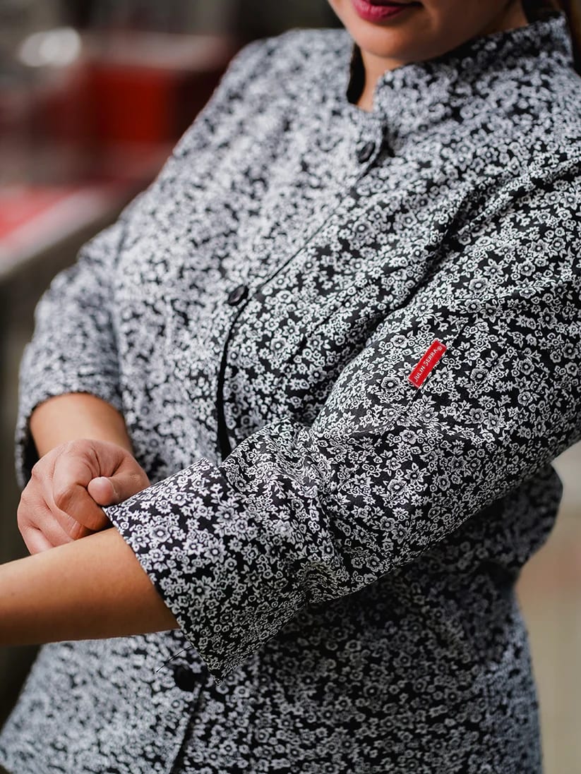 CHAQUETA LAURA FLORES NEGRAS E38 SENA4