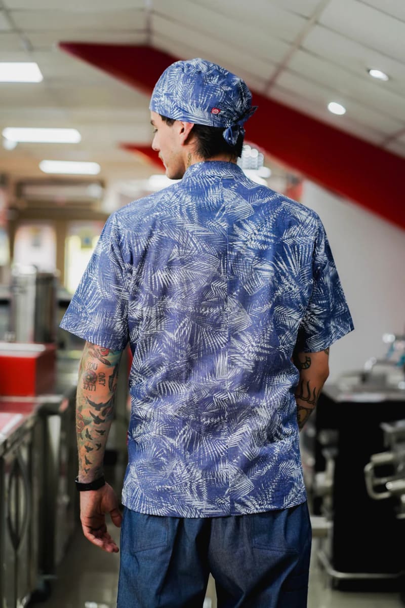 GORRO BRASSERIE BANDANA AZUL GUAYABERA2