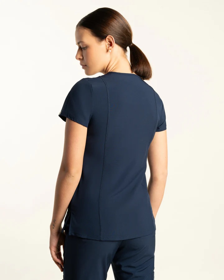 DELANTAL MUJER SPORT STRETCH AZUL MARINO2