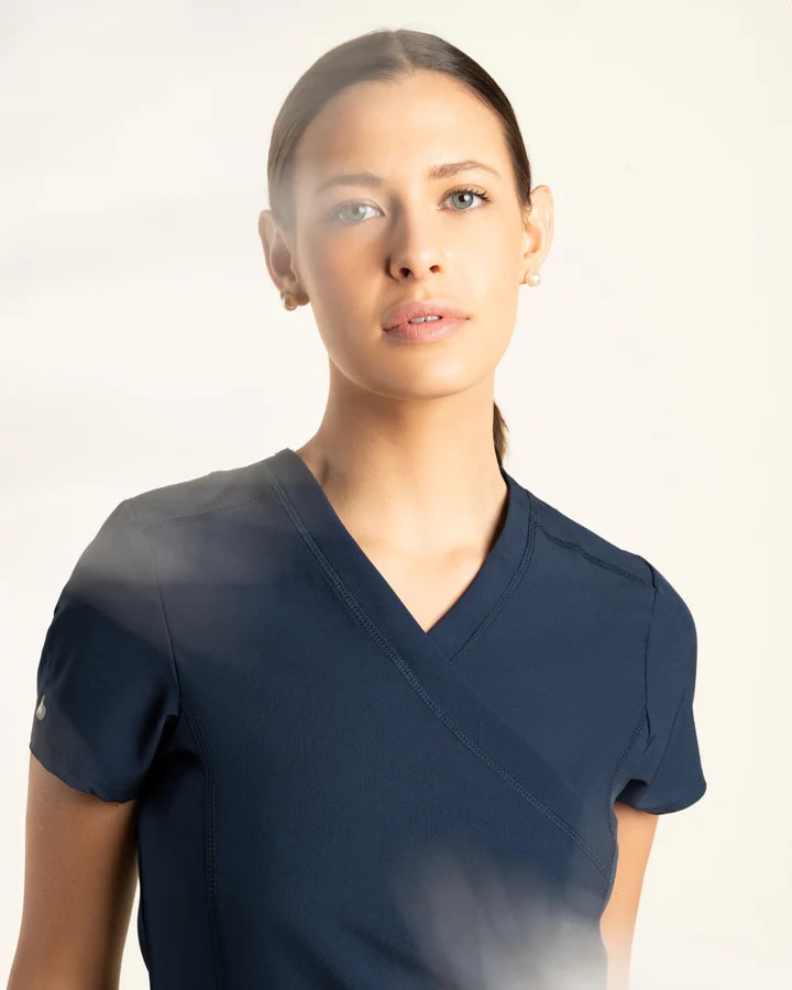 DELANTAL MUJER SPORT STRETCH AZUL MARINO4