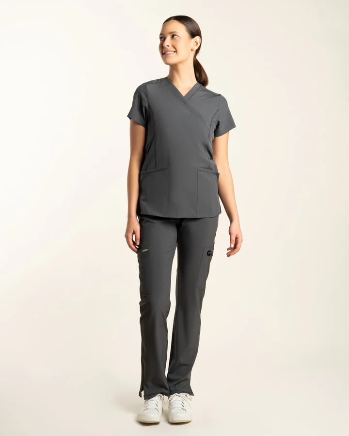 DELANTAL MUJER SPORT STRETCH GRIS4