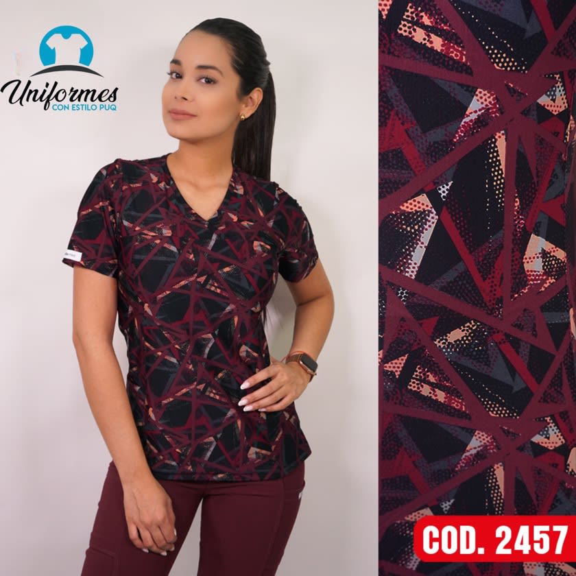 DELANTAL ESTAMPADO ELASTICADO 24571