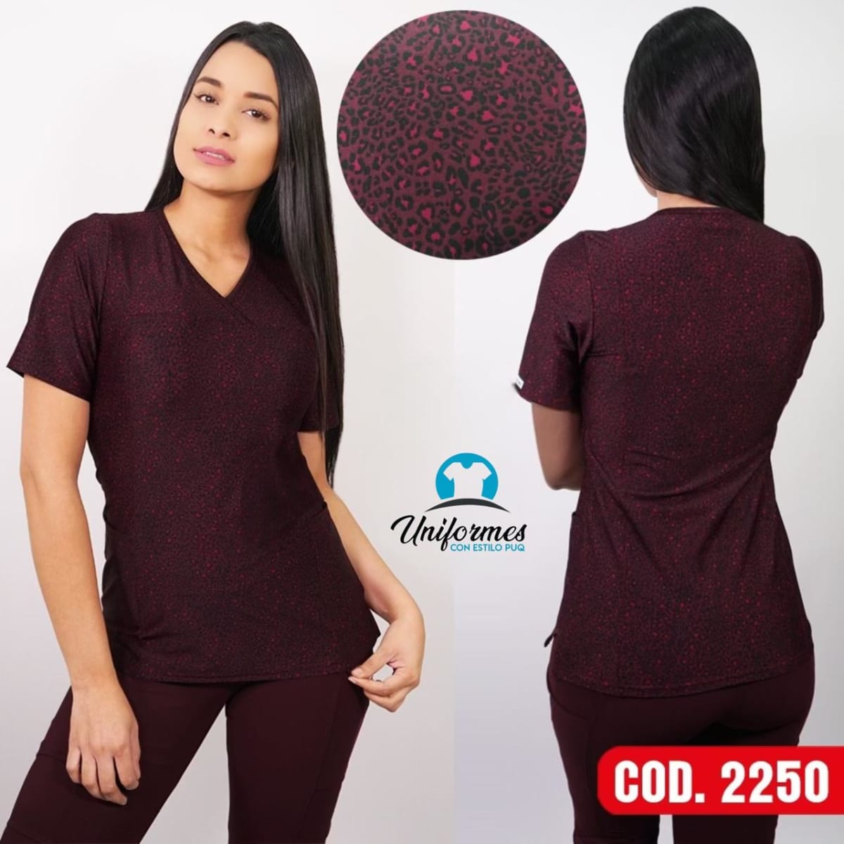 DELANTAL ESTAMPADO ELASTICADO 22501