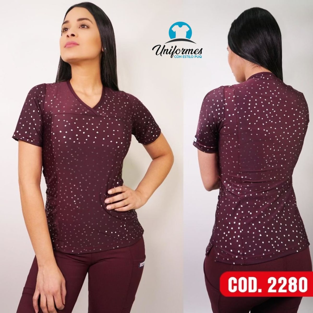 DELANTAL ESTAMPADO ELASTICADO 22801