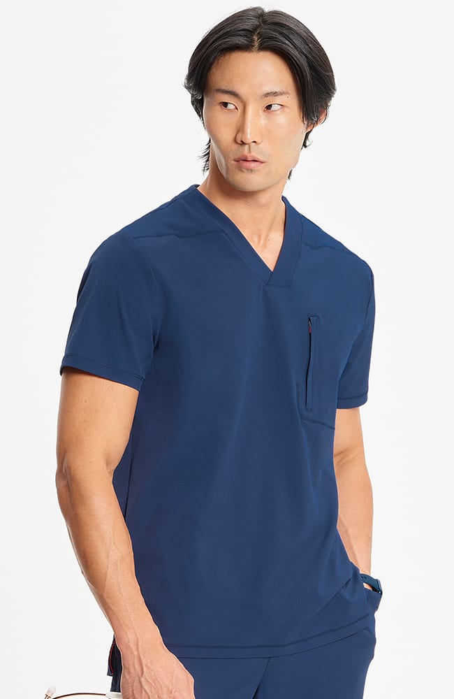 DELANTAL HOMBRE IN700A AZUL MARINO2