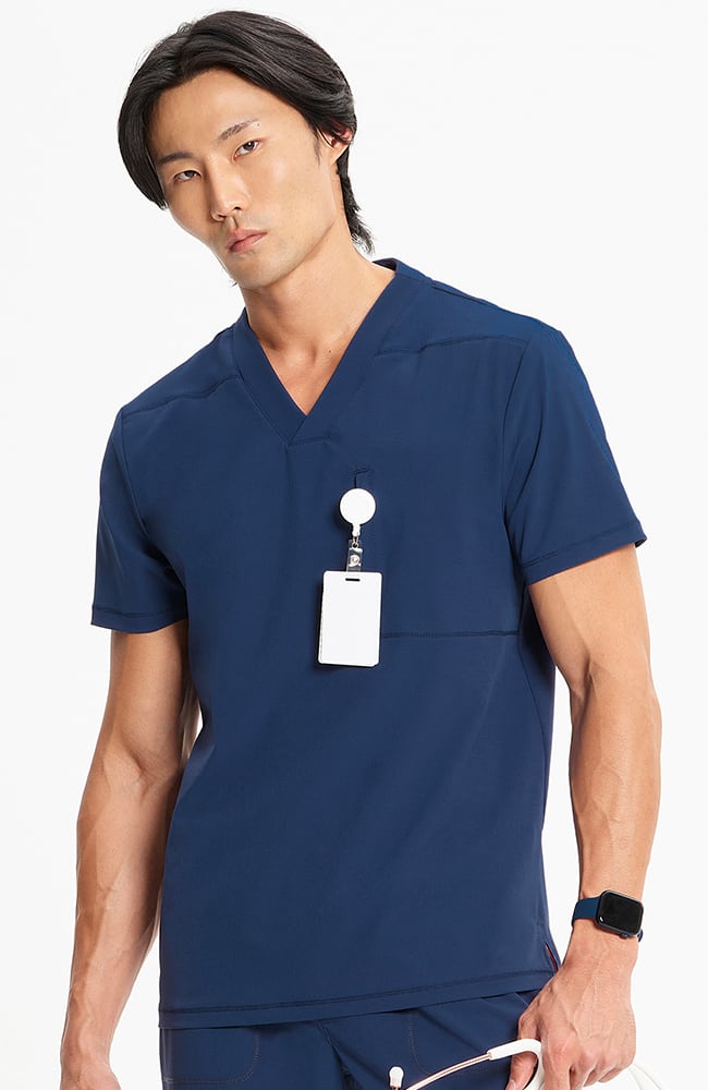 DELANTAL HOMBRE IN700A AZUL MARINO3