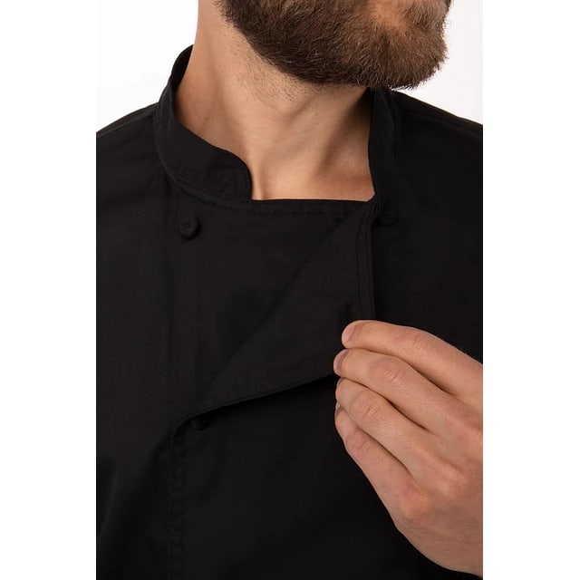 CHAQUETA BOTONES CLASICA NEGRA5