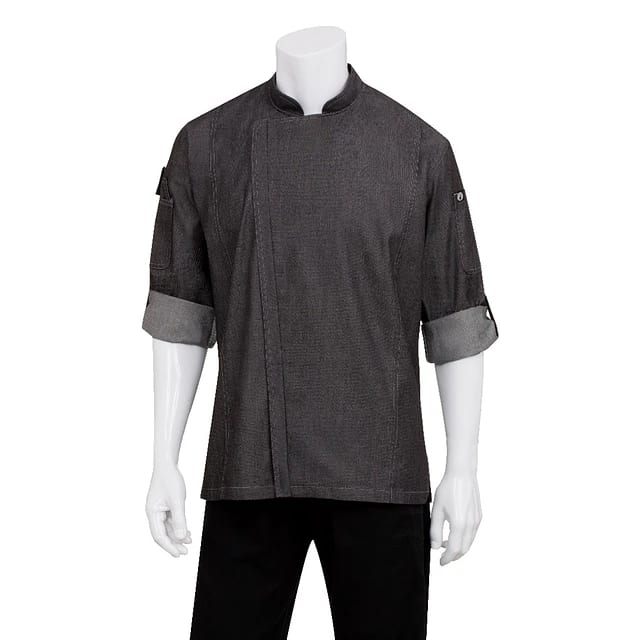 CHAQUETA CIERRE URBAN JEANS NEGRA3