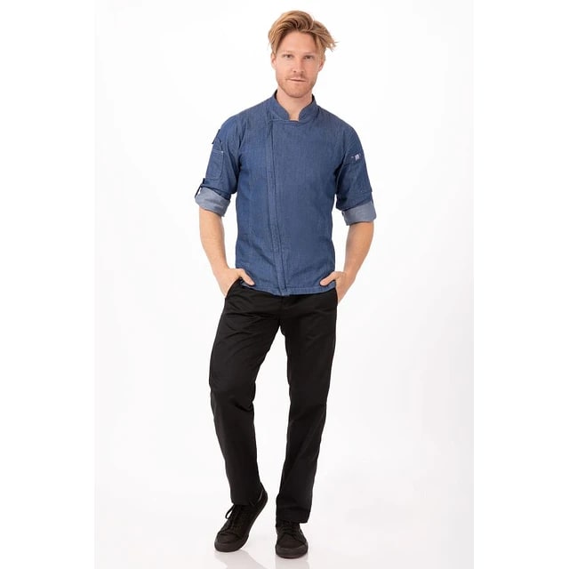 CHAQUETA CIERRE URBAN JEANS AZUL3