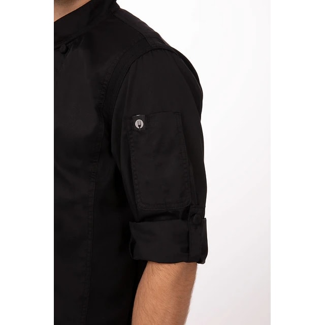 CHAQUETA BOTONES CLASICA NEGRA4