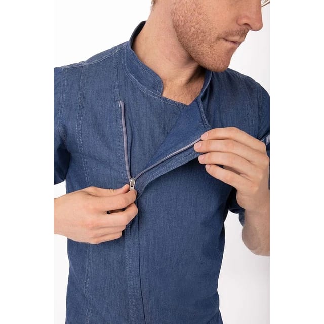 CHAQUETA CIERRE URBAN JEANS AZUL4