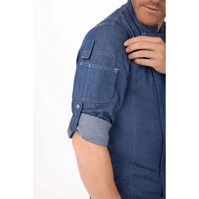 CHAQUETA CIERRE URBAN JEANS AZUL5