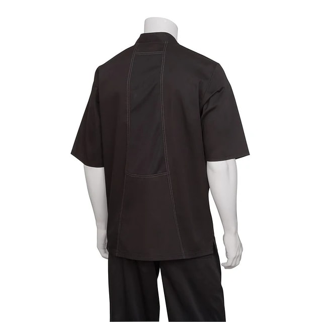 CHAQUETA BOTONES MANGA CORTA NEGRA3