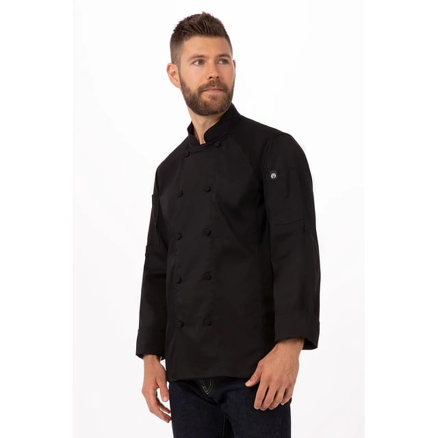 CHAQUETA BOTONES CLASICA NEGRA1