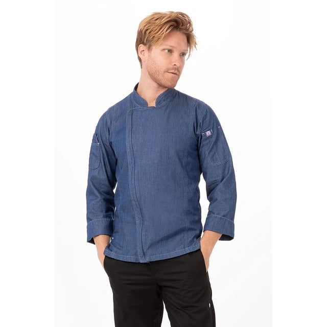 CHAQUETA CIERRE URBAN JEANS AZUL1