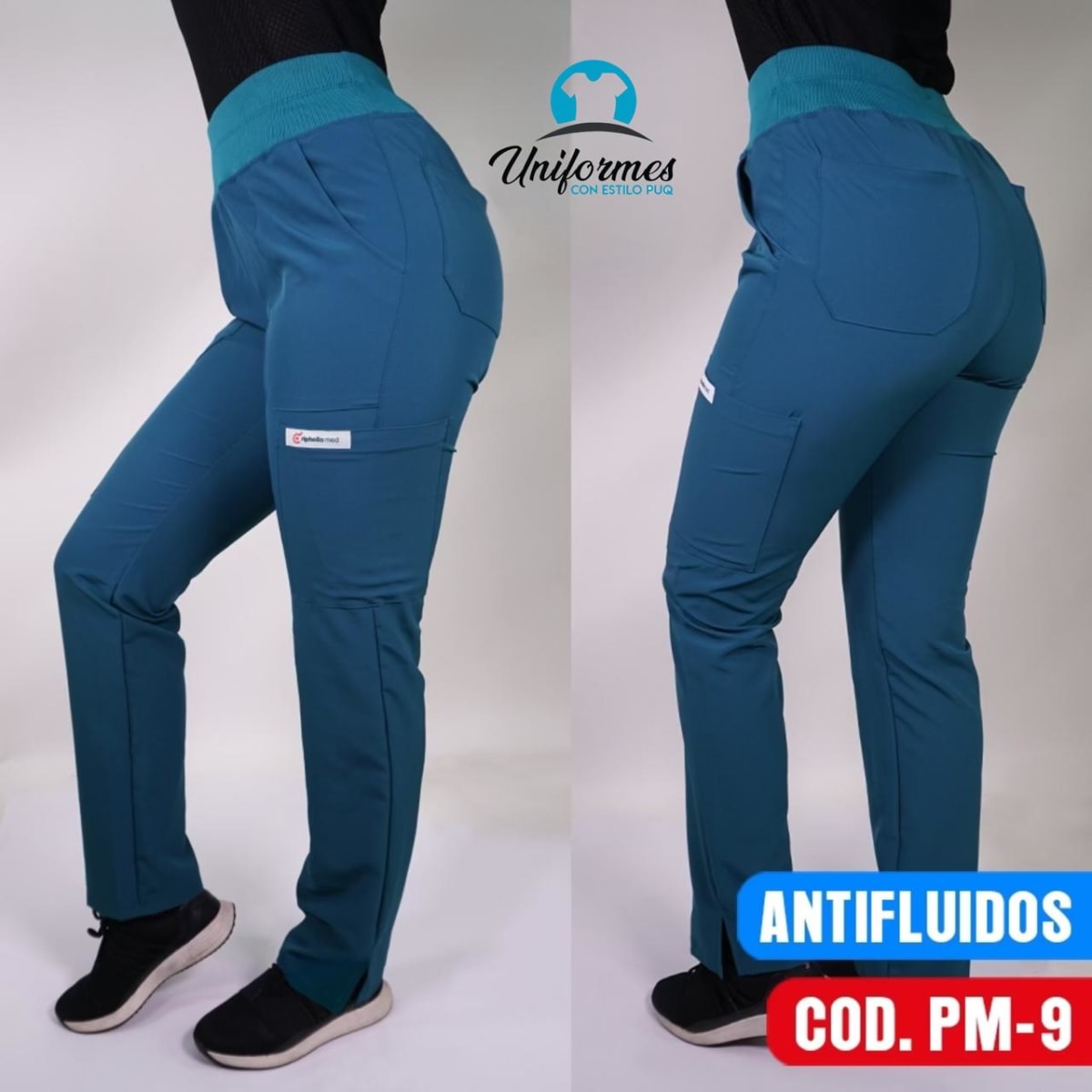 PANTALON UNISEX MEDICAL PETROLEO1