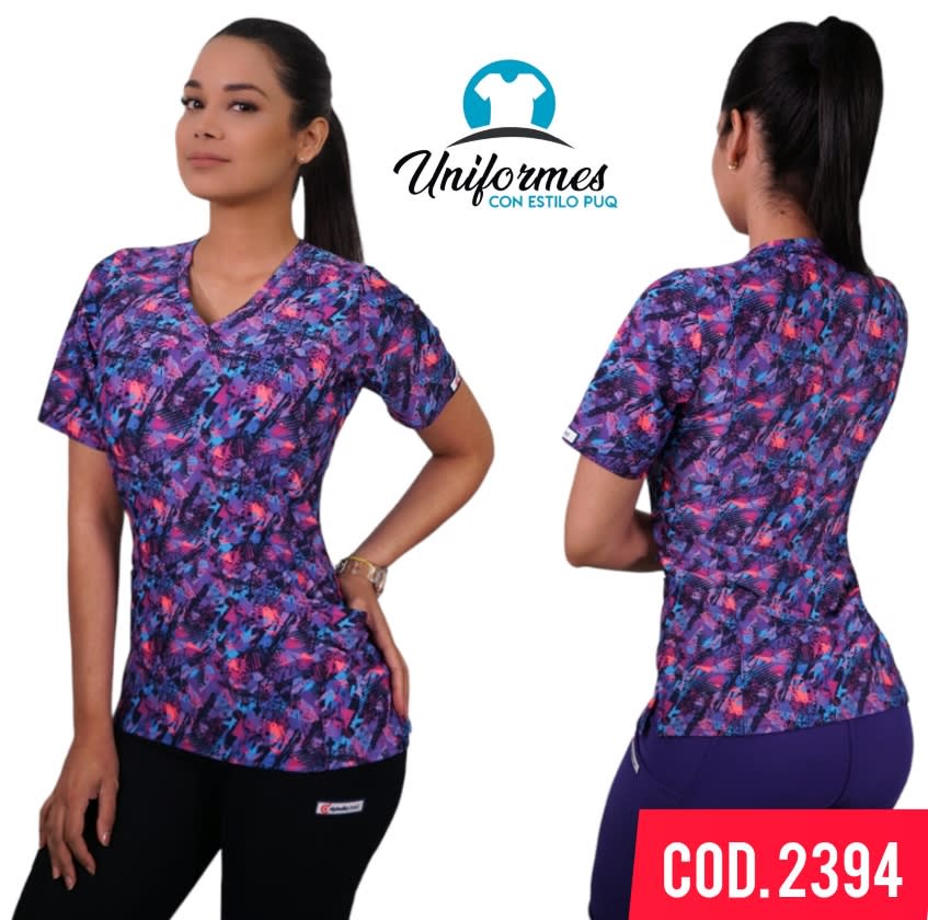 DELANTAL ESTAMPADO ELASTICADO 23941