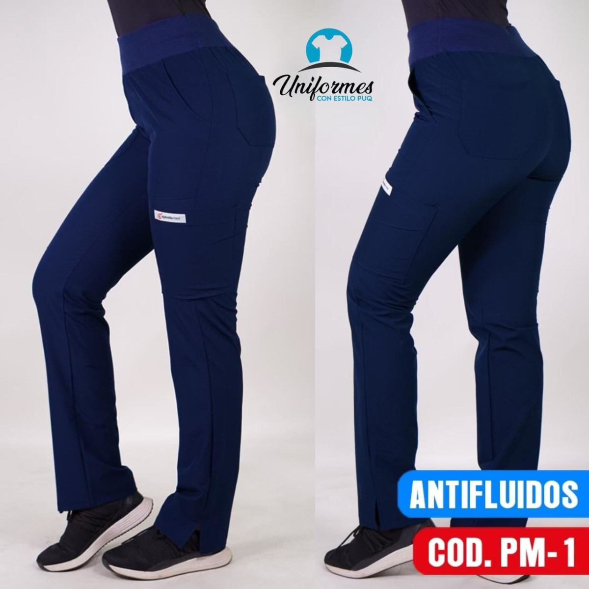 PANTALON UNISEX MEDICAL AZUL MARINO1