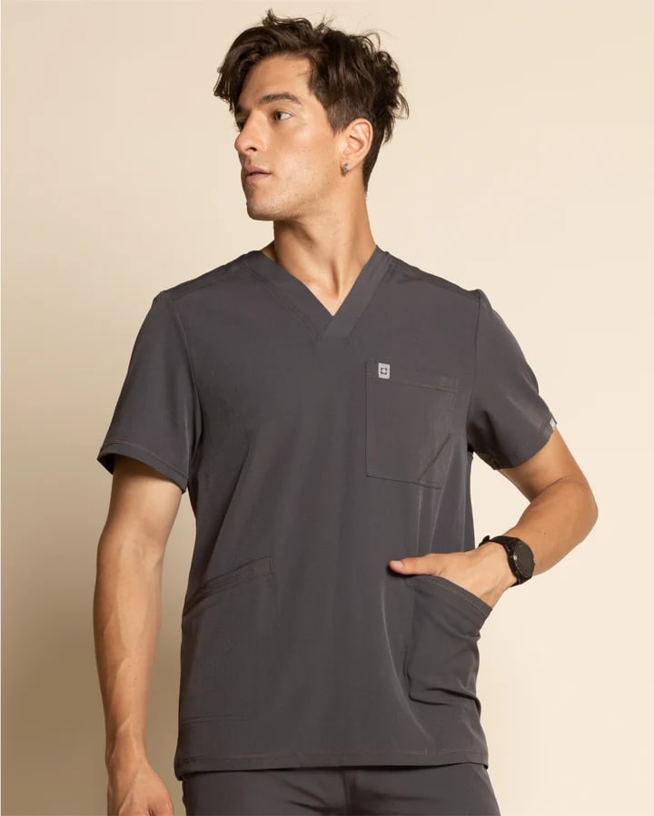 DELANTAL HOMBRE SPORT STRETCH GRIS1