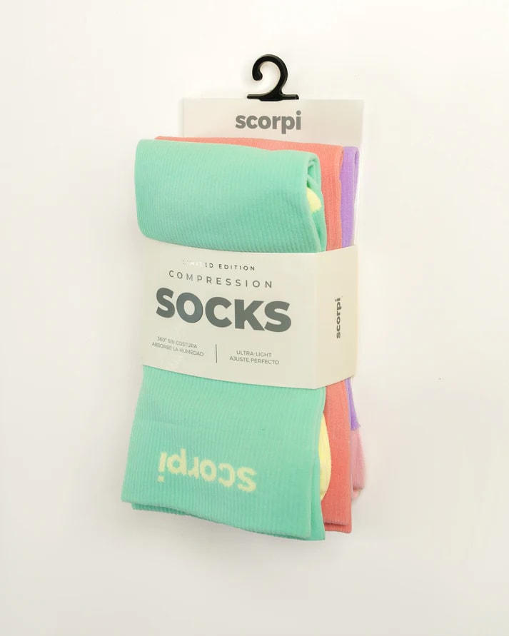 MEDIAS COMPRESIVAS FLOWERS TRIPACK SCORPI1