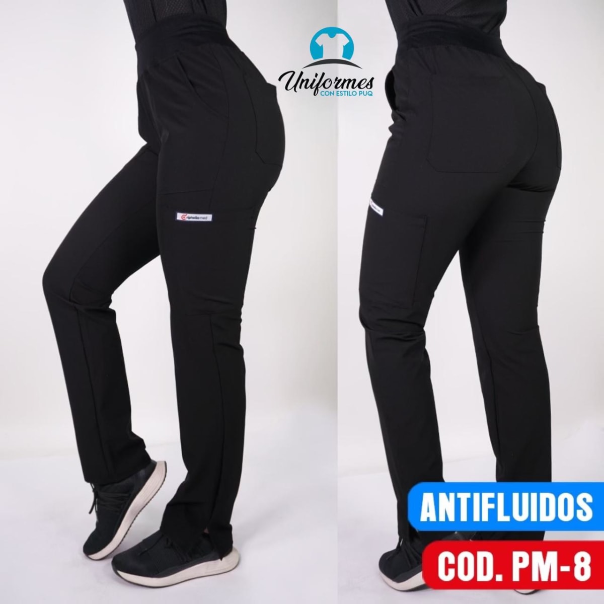 PANTALON UNISEX MEDICAL  NEGRO1