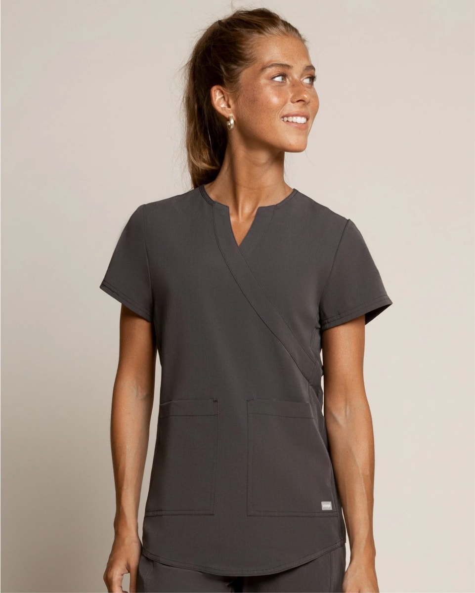 DELANTAL MUJER COMFORT GRIS1