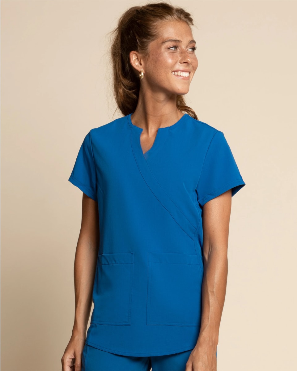 DELANTAL MUJER COMFORT AZUL REY1