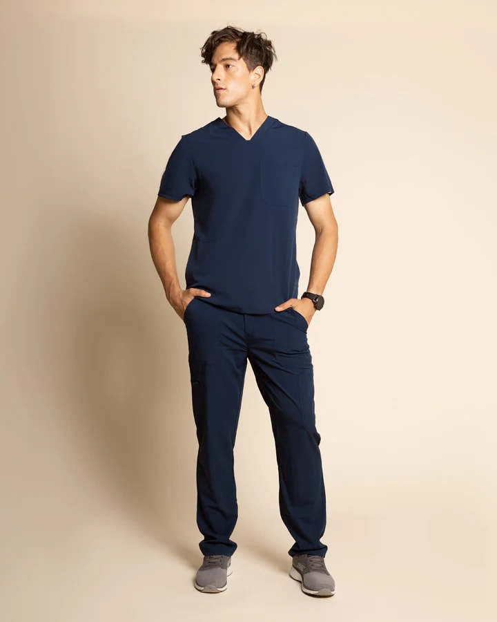 DELANTAL HOMBRE COMFORT AZUL MARINO4