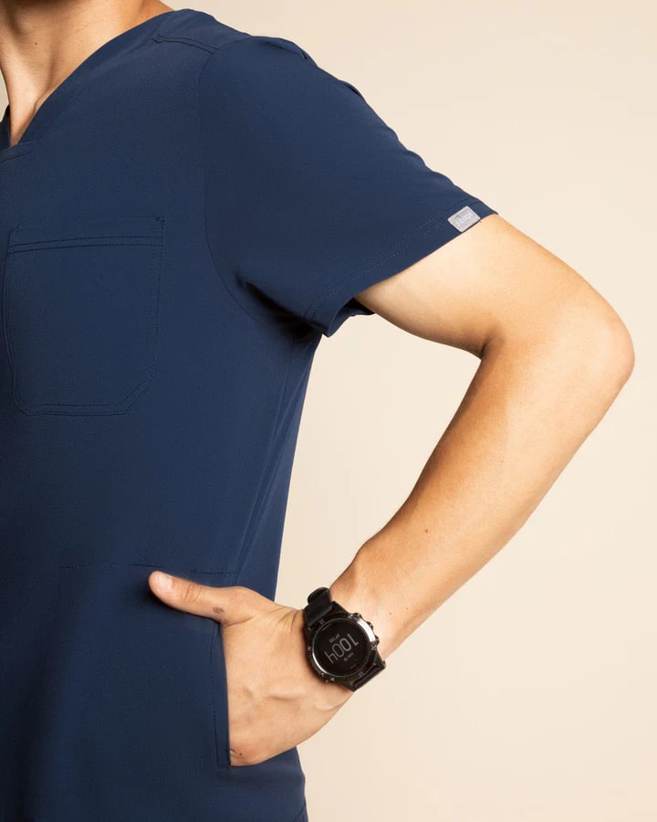 DELANTAL HOMBRE COMFORT AZUL MARINO3