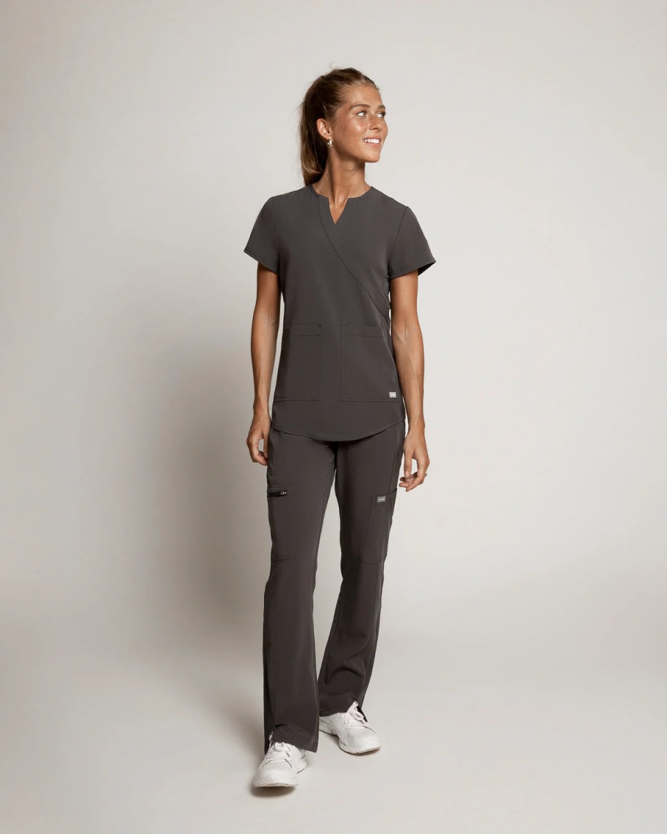 DELANTAL MUJER COMFORT GRIS3