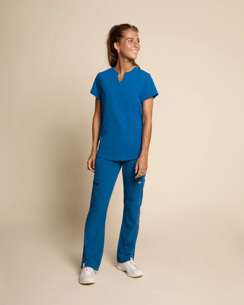 PANTALON MUJER COMFORT AZUL REY5