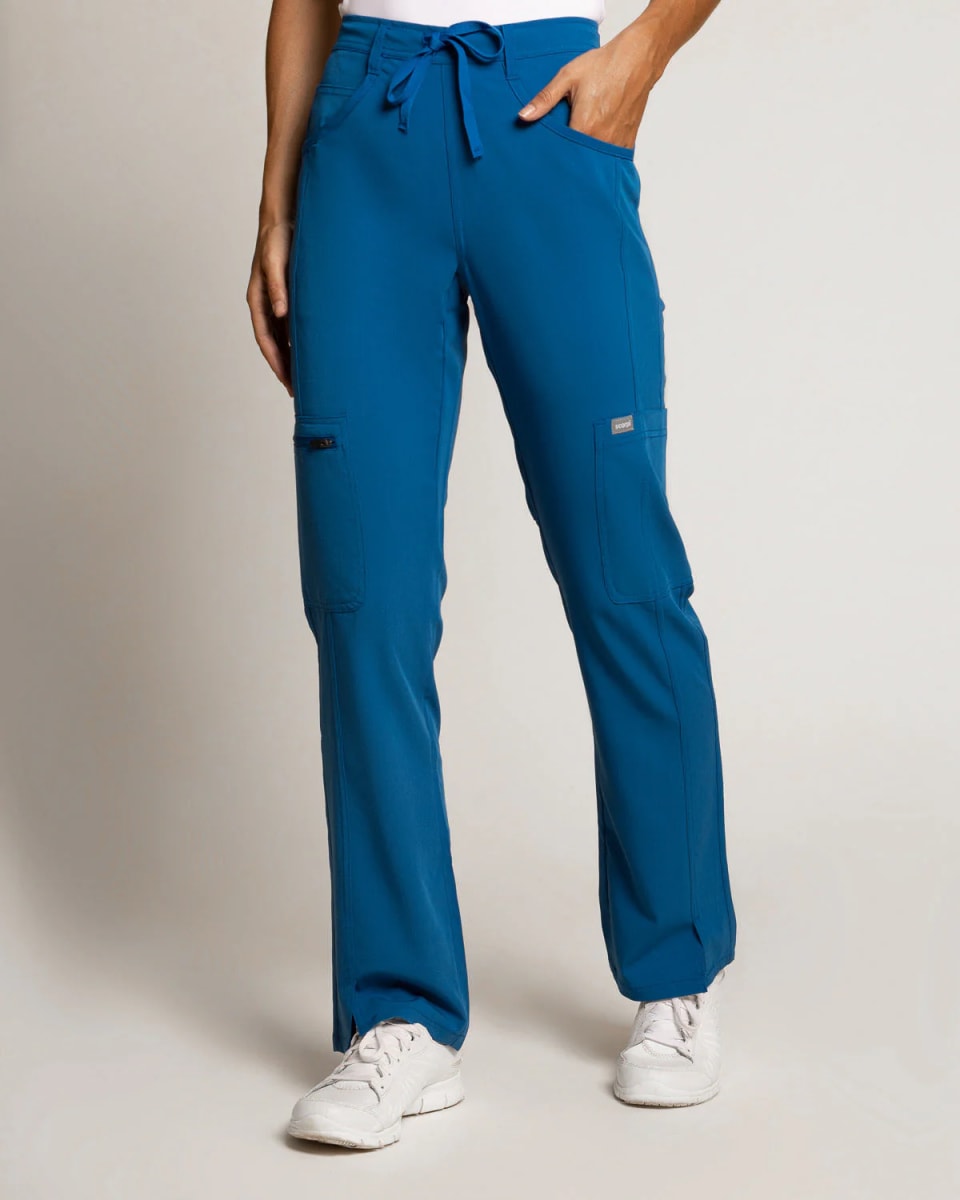 PANTALON MUJER COMFORT AZUL REY1