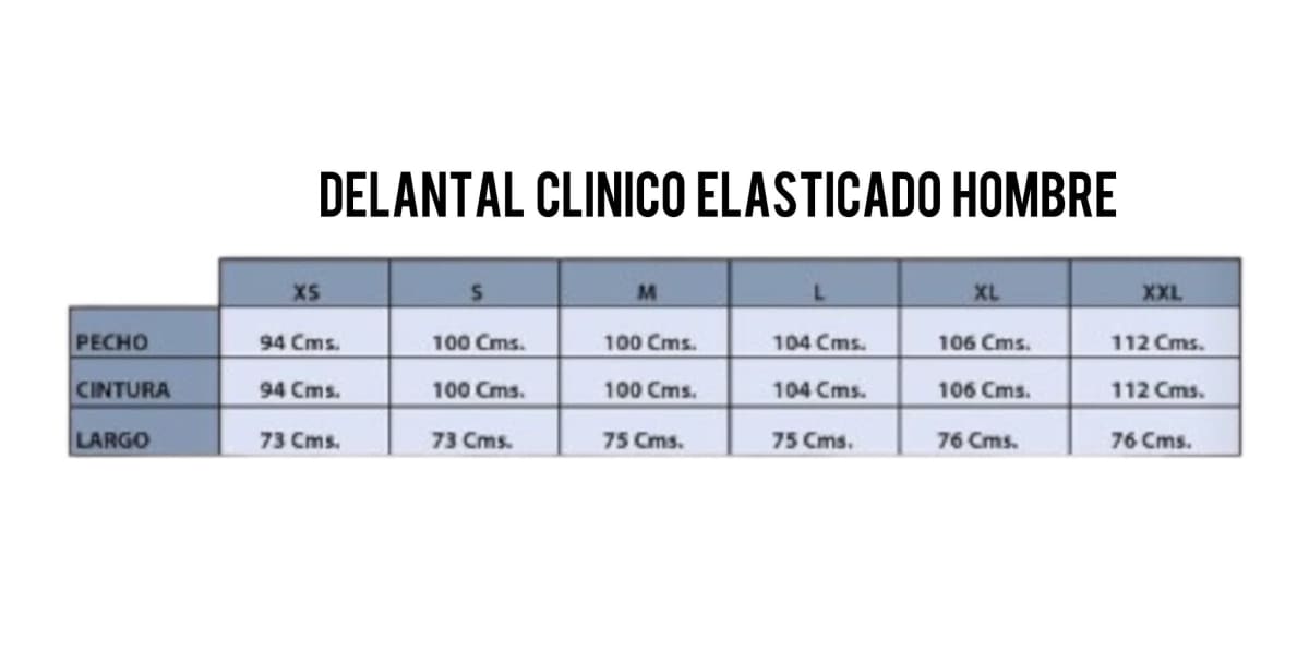 DELANTAL HOMBRE ESTAMPADO ELASTICADO 6481