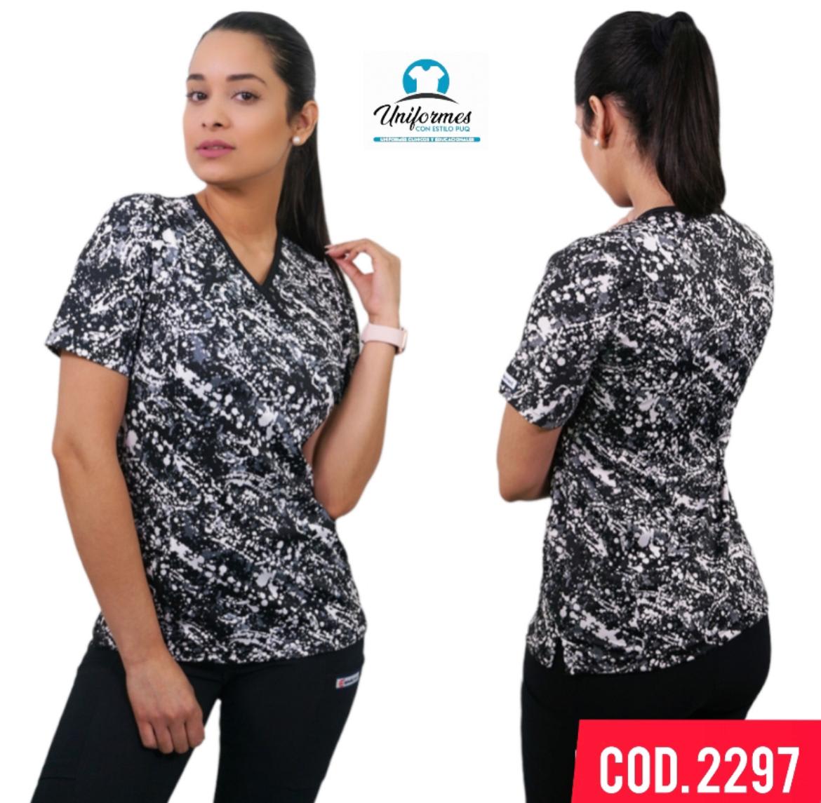 DELANTAL ESTAMPADO ELASTICADO 22971