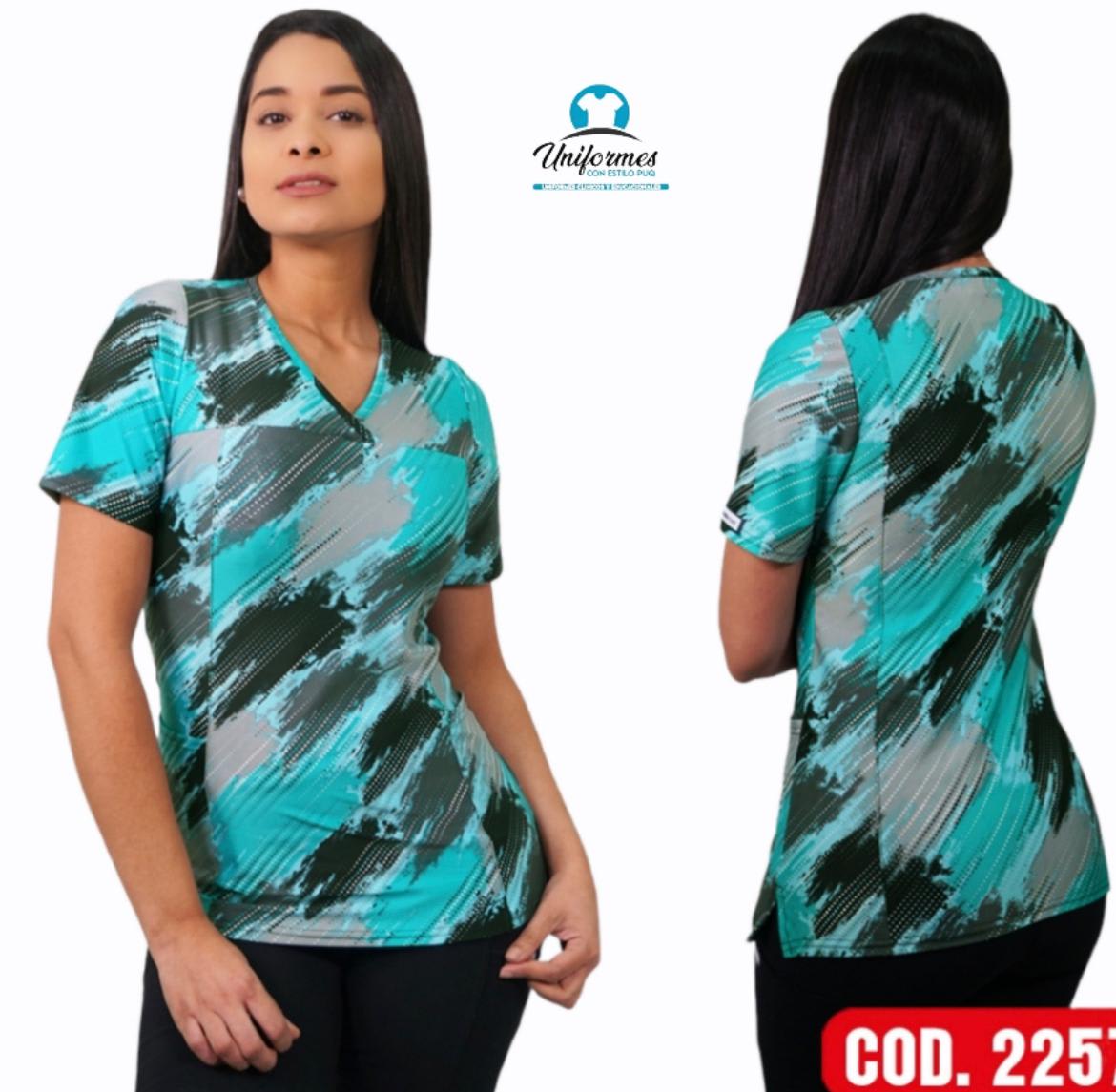 DELANTAL ESTAMPADO ELASTICADO 22571