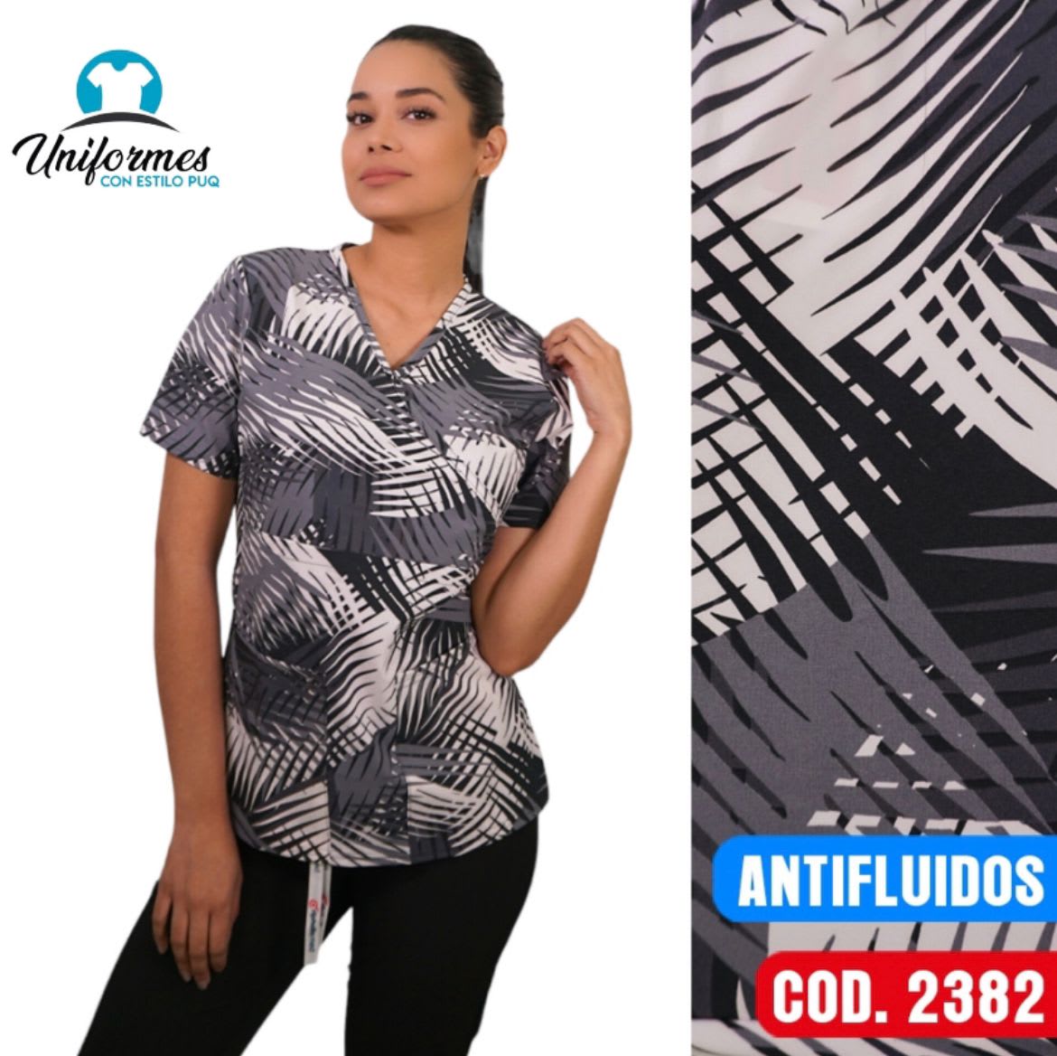 DELANTAL ANTIFLUIDOS ESTAMPADO 23821