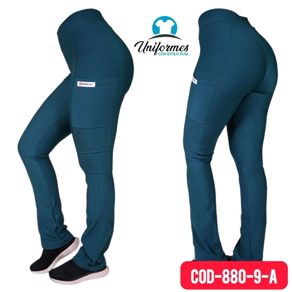 PANTALON MUJER SPANDEX PETROLEO2