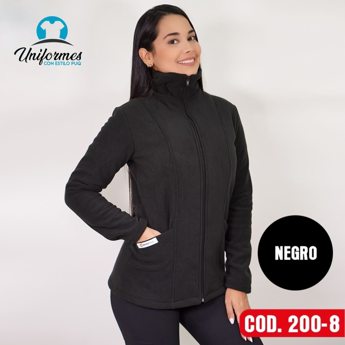 POLAR MUJER RIPHOLIA NEGRO1