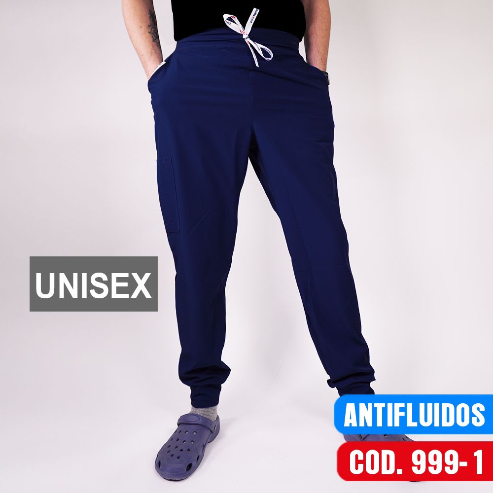 JOGGER UNISEX ANTIFLUIDO AZUL MARINO2